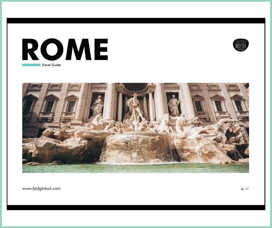 Rome Travel Guides by Live Your Best Live Global Book Cover