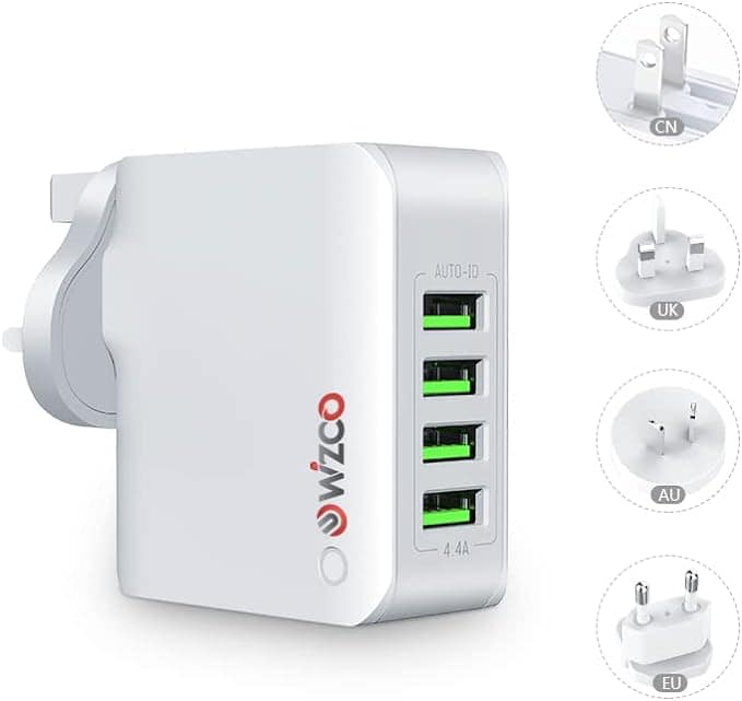 4-Port, Universal Travel Charger